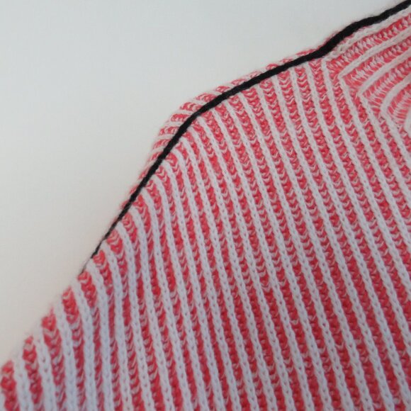 SOFT SURROUNDINGS Ribbed Funnel Neck Oversized Drop Shoulder Sweater - Size 2X - Picture 6 of 15